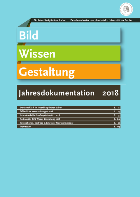 Jahresdokumentation 2018 - Titelblatt